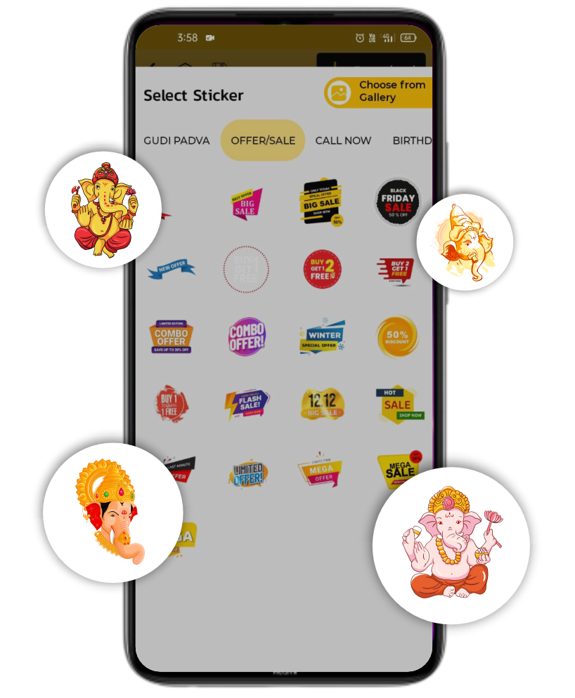 Ganesh Chaturthi GIF stickers